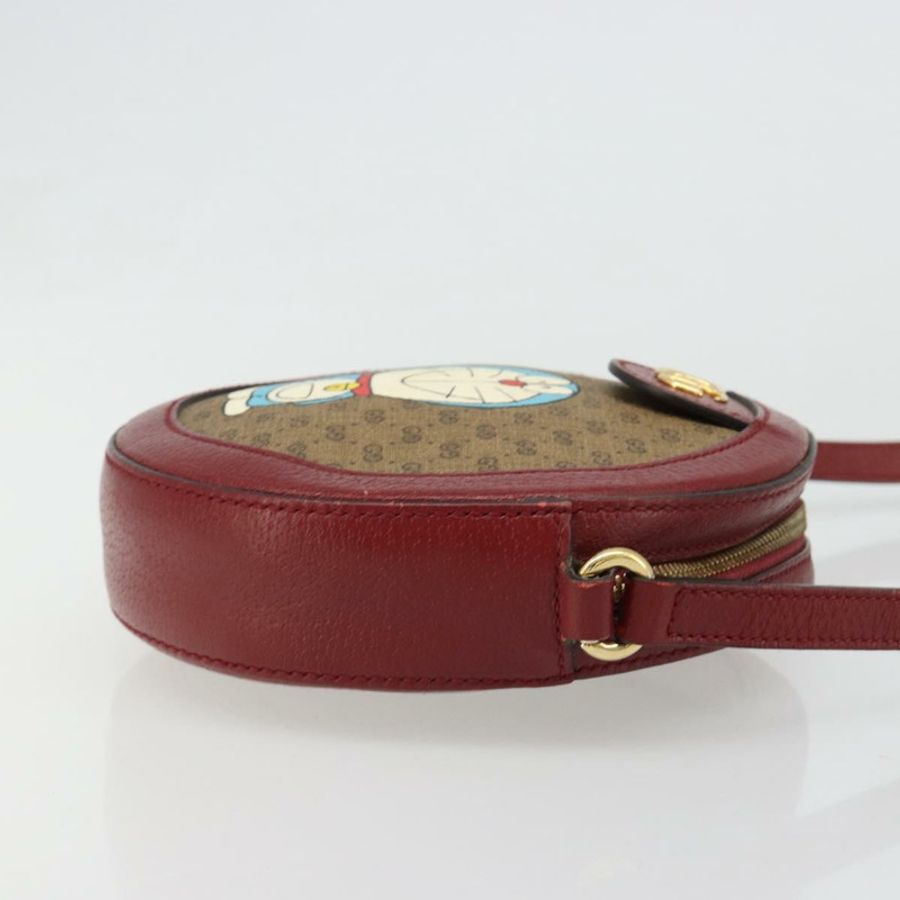 【日本直送】GUCCI Micro GG Supreme Doraemon 聯名手袋 PVC 米色 625216 正品 185736M-2