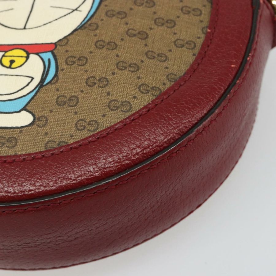 【日本直送】GUCCI Micro GG Supreme Doraemon 聯名手袋 PVC 米色 625216 正品 185736M-9