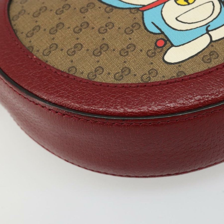 【日本直送】GUCCI Micro GG Supreme Doraemon 聯名手袋 PVC 米色 625216 正品 185736M-14