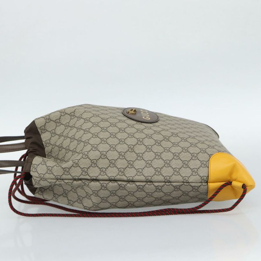 【日本直送】GUCCI GG Supreme 雙肩包 PVC 雙面米色 473872 正品 186117M-2