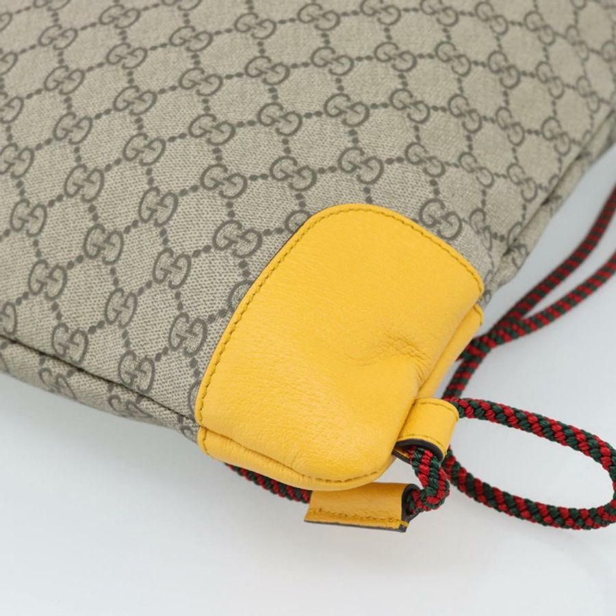 【日本直送】GUCCI GG Supreme 雙肩包 PVC 雙面米色 473872 正品 186117M-9