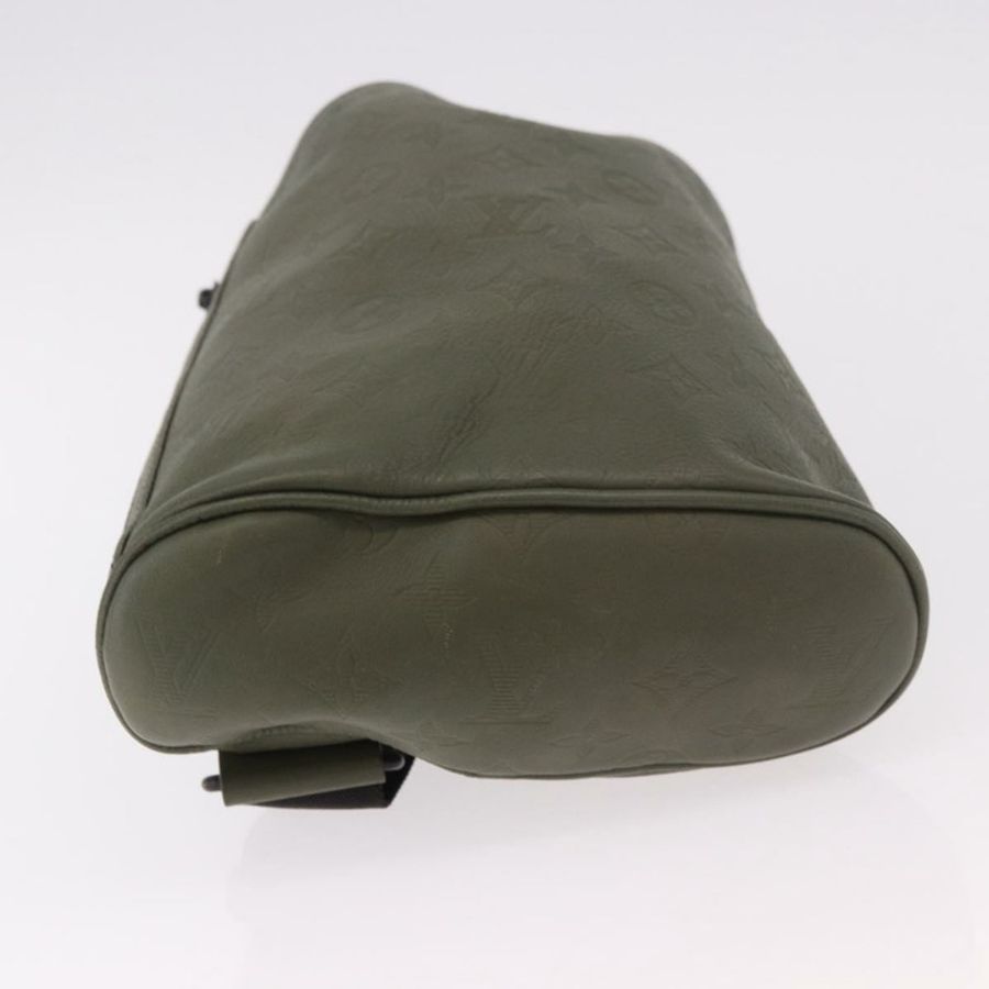 【日本直送】路易威登 Monogram Shadow Chalk 斜背包 綠色 M44634 LV 正品 186190M-4