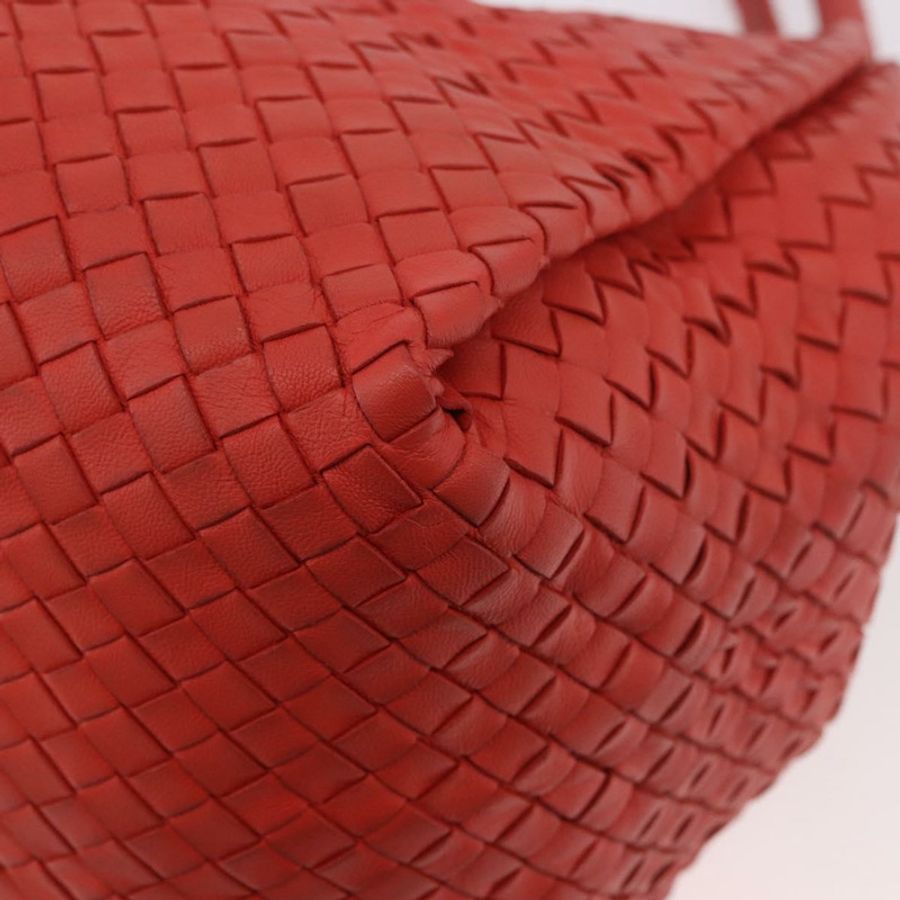 【日本直送】BOTTEGA VENETA INTRECCIATO 手袋皮革紅 222322 正品 186324A-15