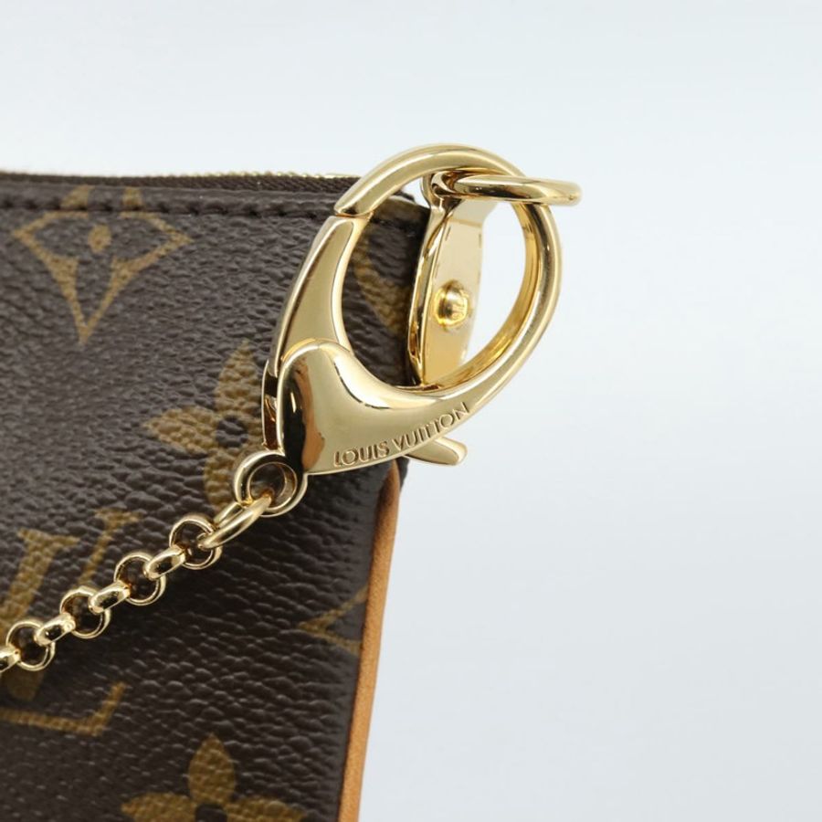 【日本直送】路易威登 Monogram Chain Pochette Mila MM 手拿包 M60094 LV Auth 186142V-8