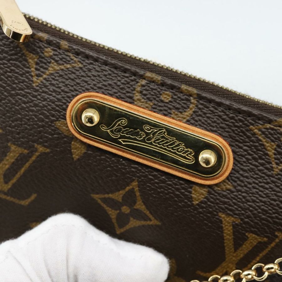 【日本直送】路易威登 Monogram Chain Pochette Mila MM 手拿包 M60094 LV Auth 186142V-18