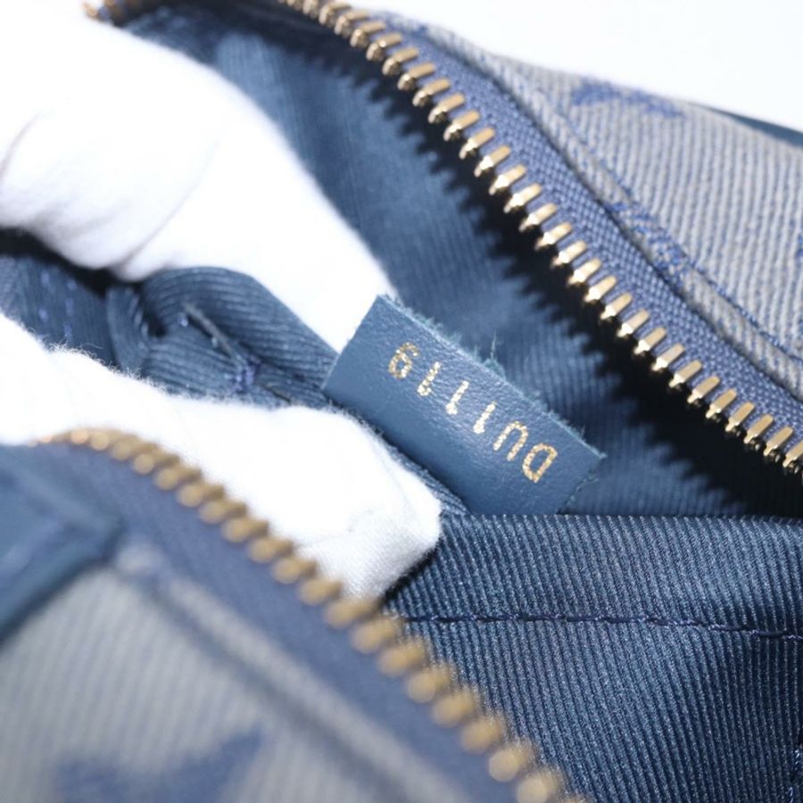 【日本直送】路易威登 Monogram Denim Soft Trunk Bag 藍 M44723 LV Auth 187612SAM-10