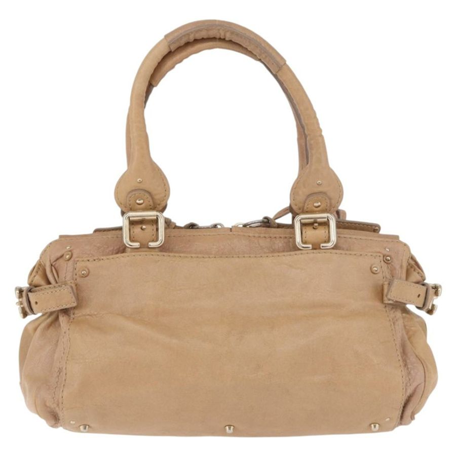 【日本直送】Chloe Paddington 手提包 皮革 米色 金色銀色 正品 187513V-1