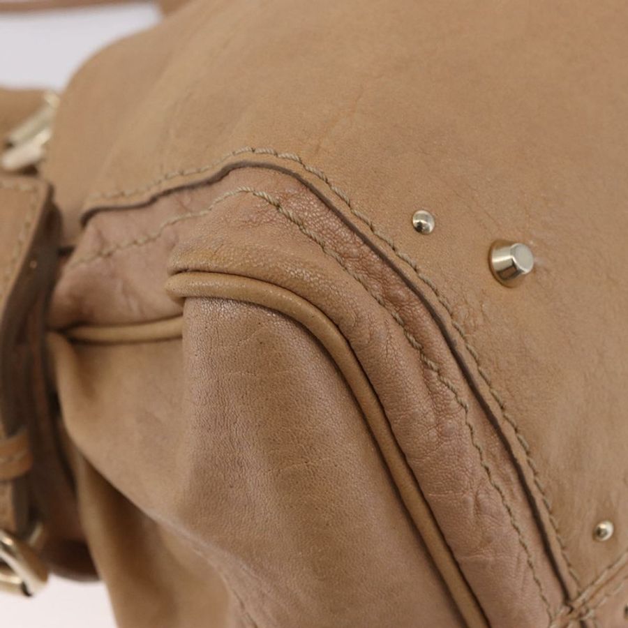 【日本直送】Chloe Paddington 手提包 皮革 米色 金色銀色 正品 187513V-15