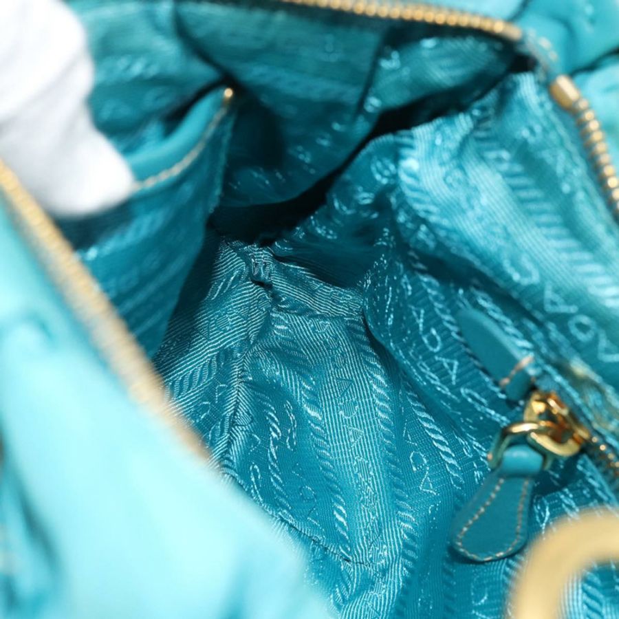 【日本直送】PRADA 尼龍藍金肩包 正品 187632A-20