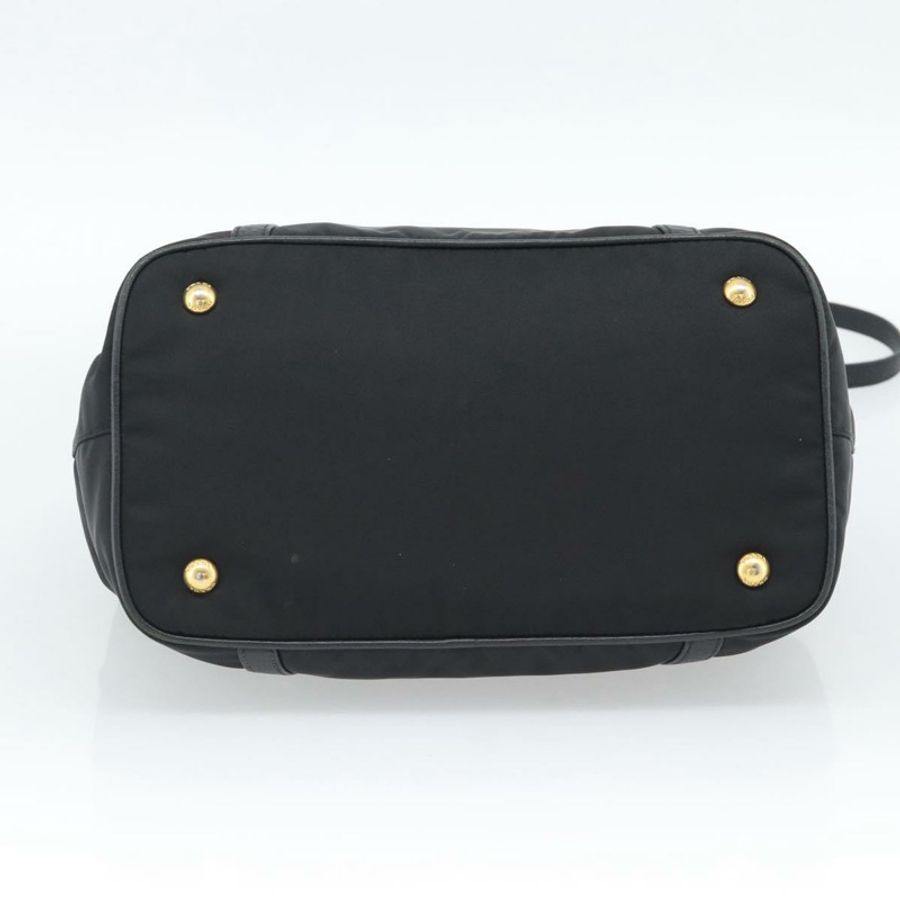 【日本直送】PRADA 尼龍雙肩包 黑色 金色 正品 187512V-4