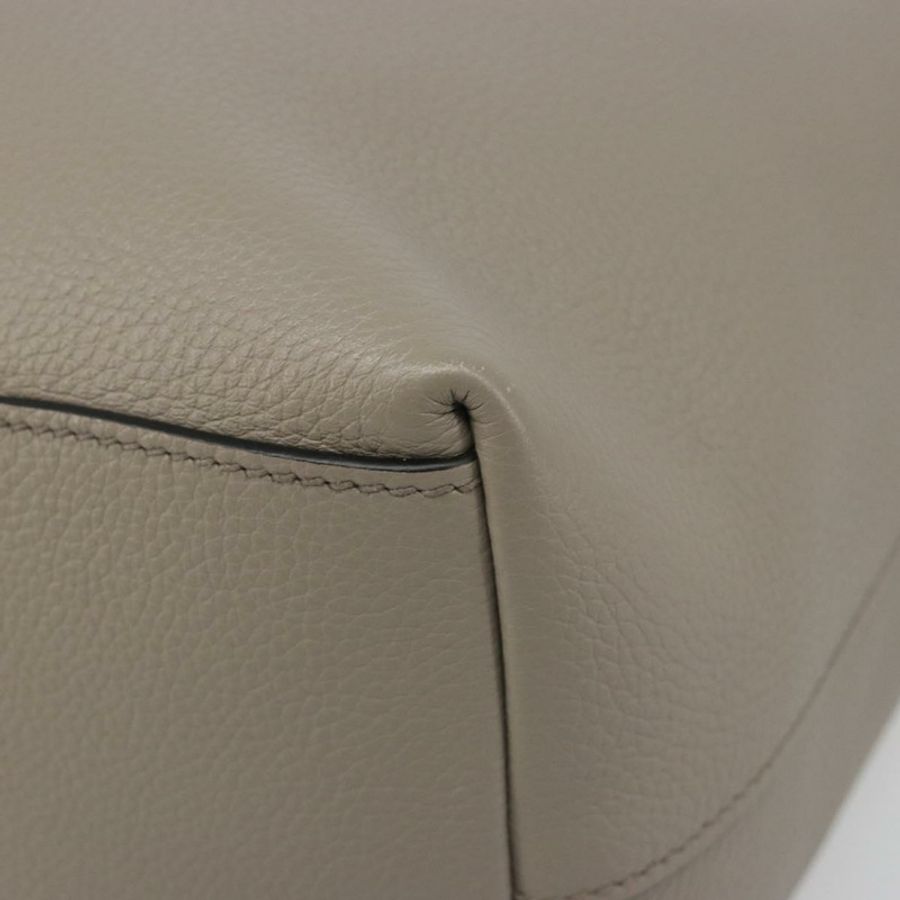 【日本直送】PRADA 灰色金色皮革肩背包 1BC051 正品 yk20522SAV-8
