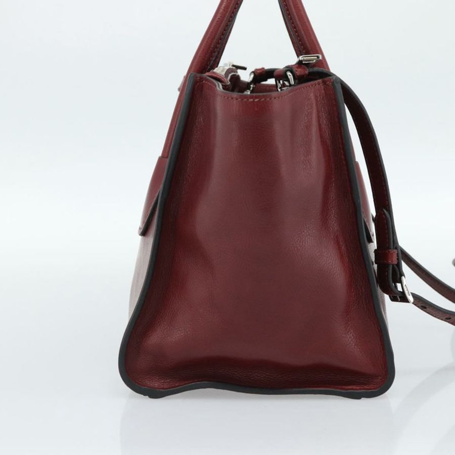 【日本直送】PRADA 手提包 皮革 兩用 紅色 銀色 正品 188750M-2