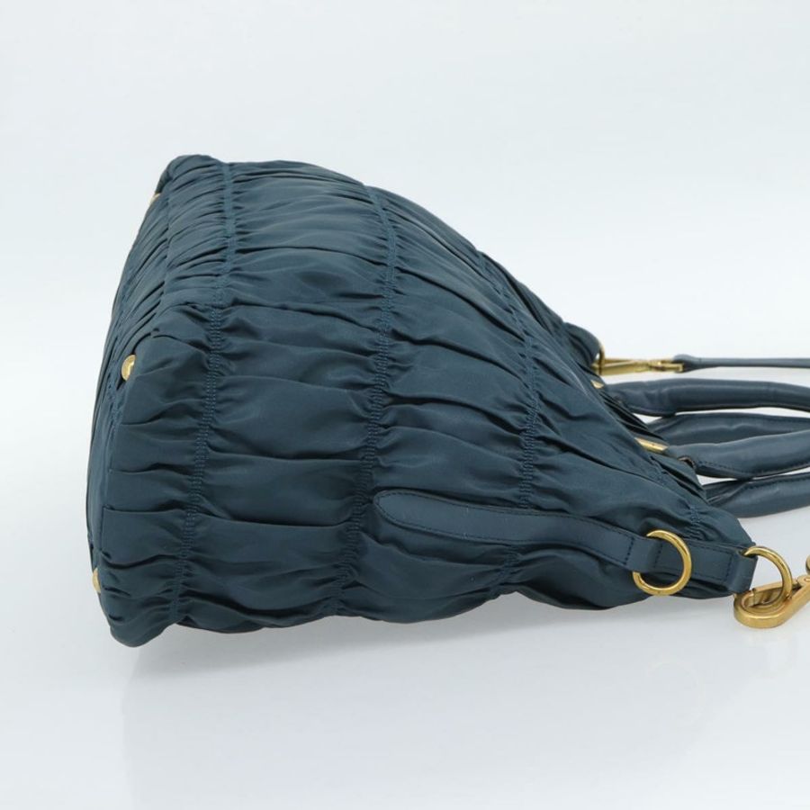 【日本直送】PRADA 尼龍雙肩包，綠色/金色，正品編號 186425V-3