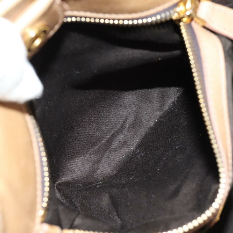 【日本直送】Miu Miu 手提包 皮革 米色 金色 正品 186439V-25
