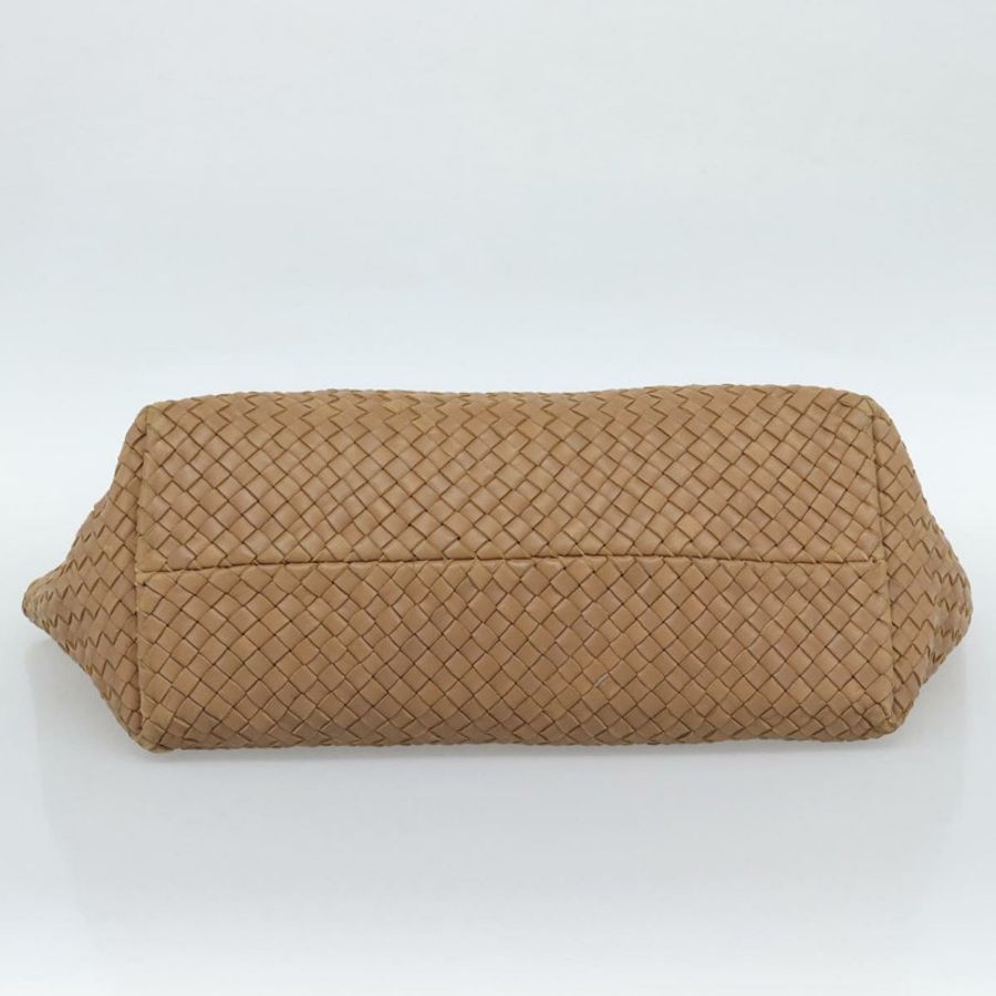 【日本直送】BOTTEGA VENETA INTRECCIATO Cabas 中型手袋皮革米色 115664 正品 am11951V-4