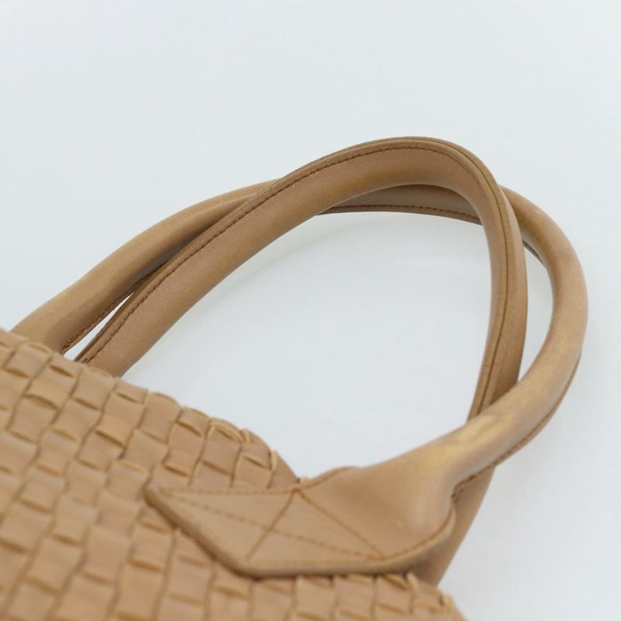 【日本直送】BOTTEGA VENETA INTRECCIATO Cabas 中型手袋皮革米色 115664 正品 am11951V-7