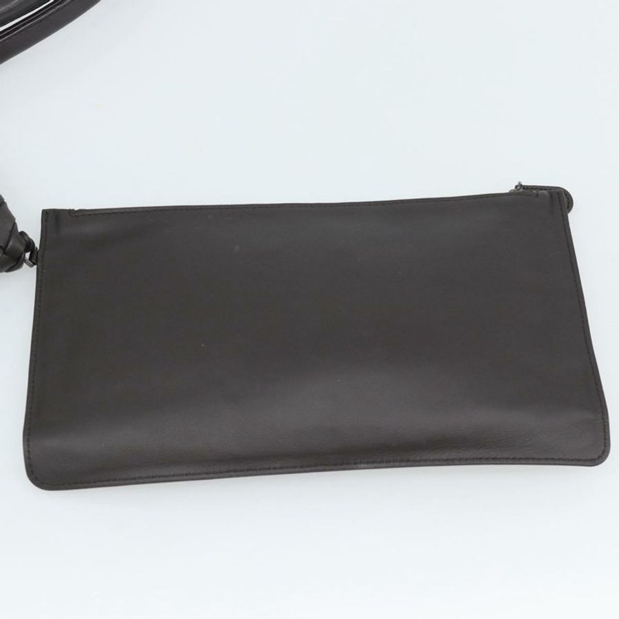【日本直送】BOTTEGA VENETA INTRECCIATO Cabas 小號手提包皮革深棕色正品 am11927SM-20
