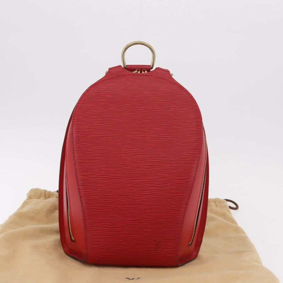 【日本直送】路易威登 Epi Mabillon 雙肩包 卡斯蒂利亞紅 M52237 LV Auth 187305A-11