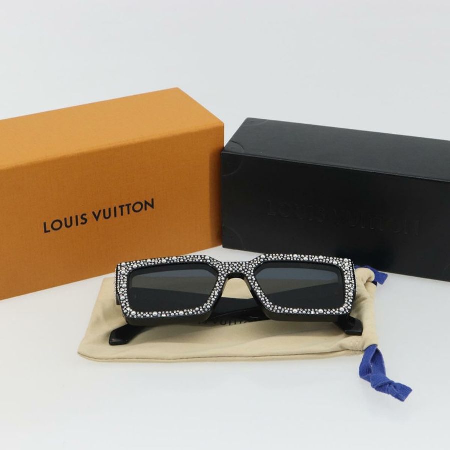 【日本直送】路易威登 LV Crush 珍珠水鑽太陽眼鏡 塑膠 Z2396E LV 正品 186416M-11