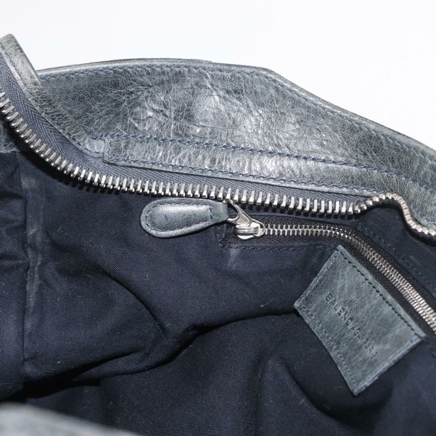 【日本直送】BALENCIAGA Giant City Bag 皮革雙肩包 灰色/銀色 173084 正品 188218SAM-22