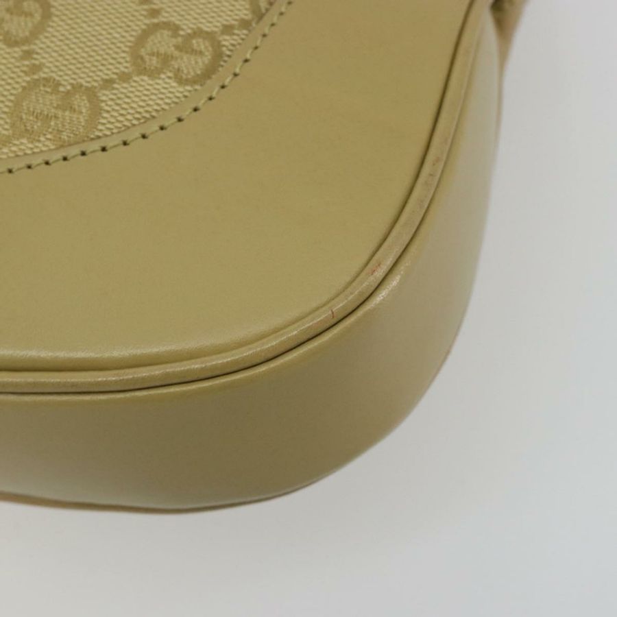 【日本直送】GUCCI GG帆布Jackie Sherry系列肩背包 米色/銀色 00963 正品 188900V-15