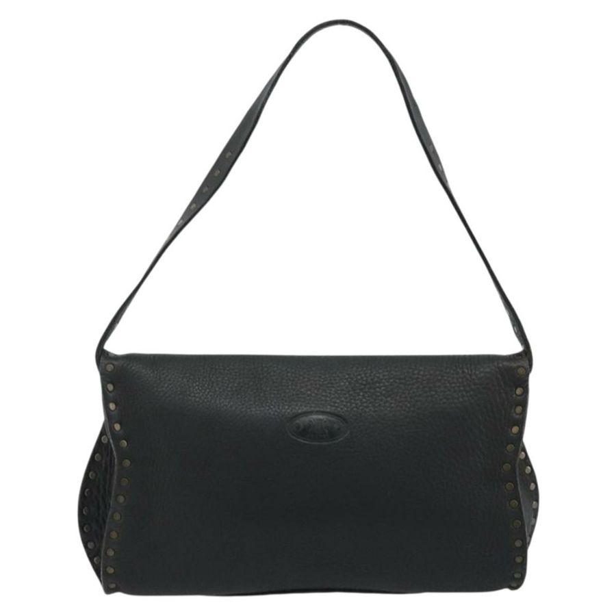 【日本直送】CELINE 黑色皮革肩背包，正品 188867V-1