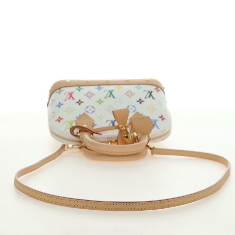【日本直送】路易威登 Monogram LV x TM Alma BB 手提包 2way 白色 M13078 正品 188884SM-8