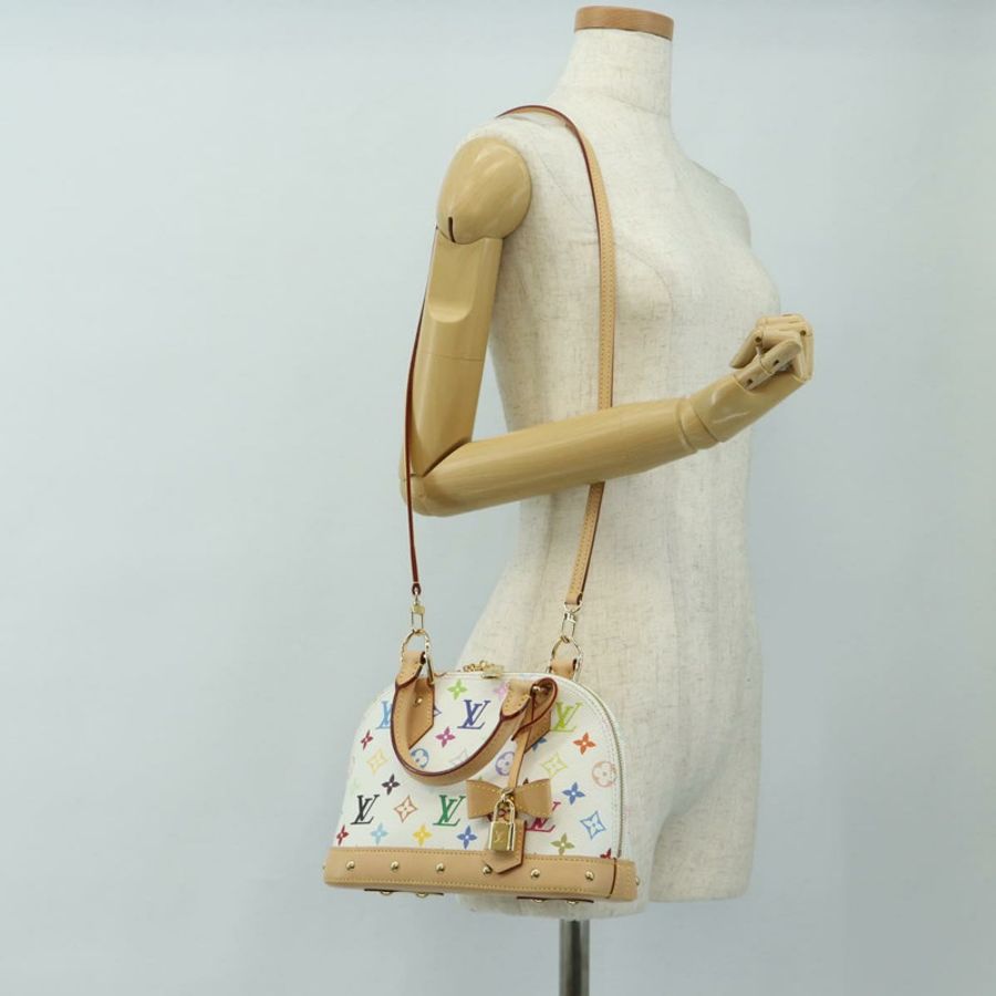 【日本直送】路易威登 Monogram LV x TM Alma BB 手提包 2way 白色 M13078 正品 188884SM-27