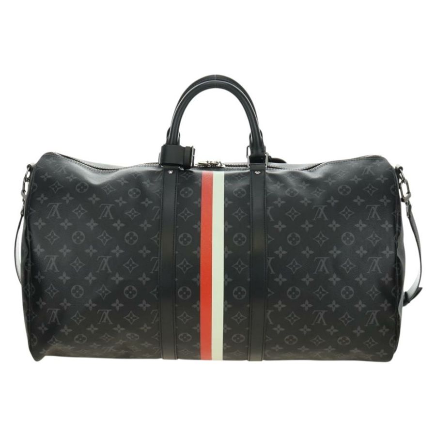 【日本直送】路易威登 Monogram Eclipse Keepall Bandouliere 55 波士頓包 LV 正品 188879V-1
