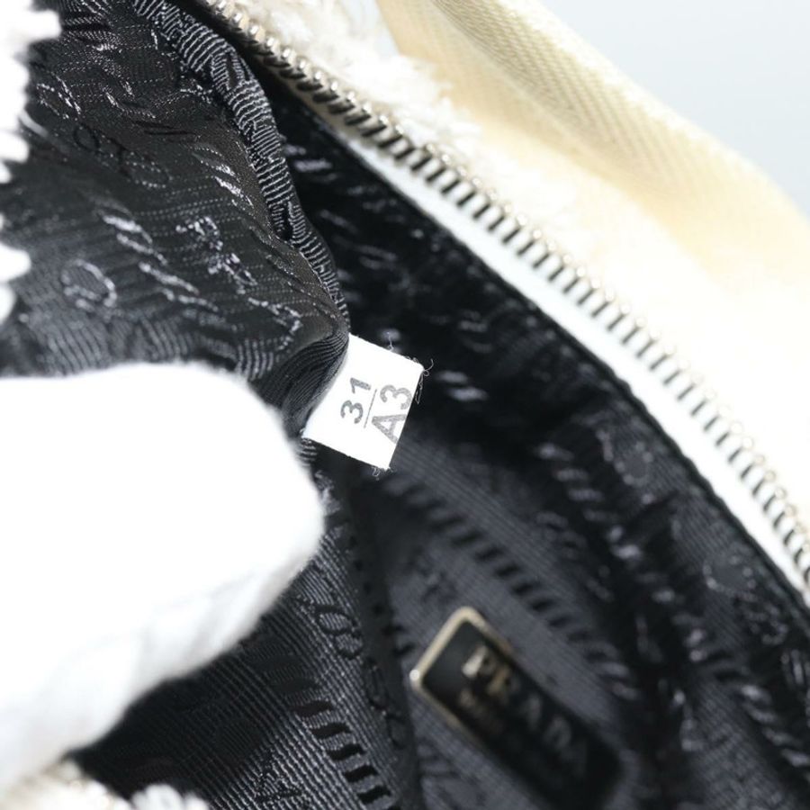 【日本直送】PRADA 手提包 白色銀色 正品 ka4933V-10