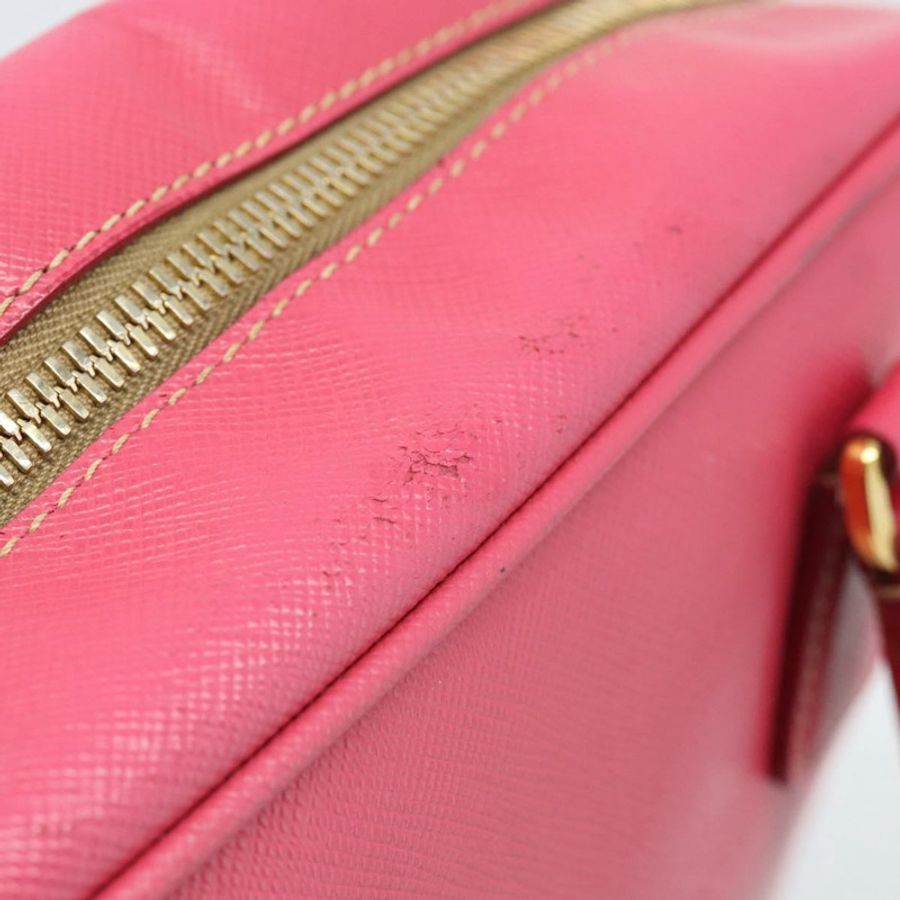 【日本直送】PRADA 手提包 Saffiano 粉紅色金色 Auth ka4966V-6