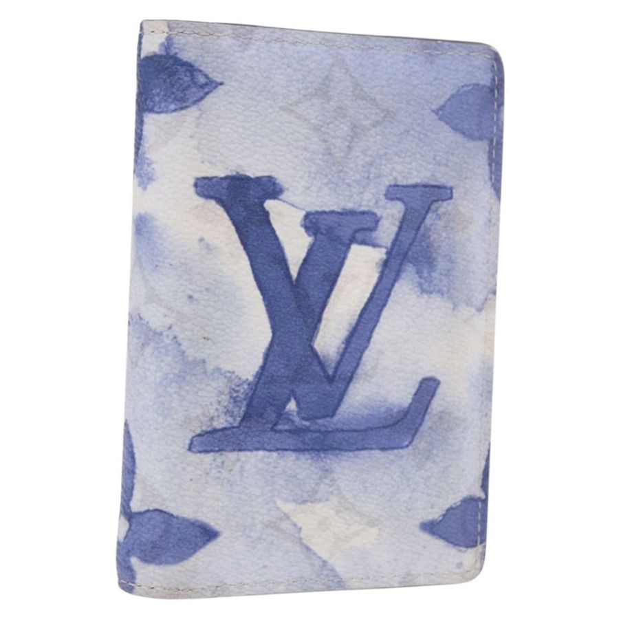 【日本直送】路易威登 Monogram 水彩 Organizer De Poch 藍色 M80455 LV Auth 188950M-0