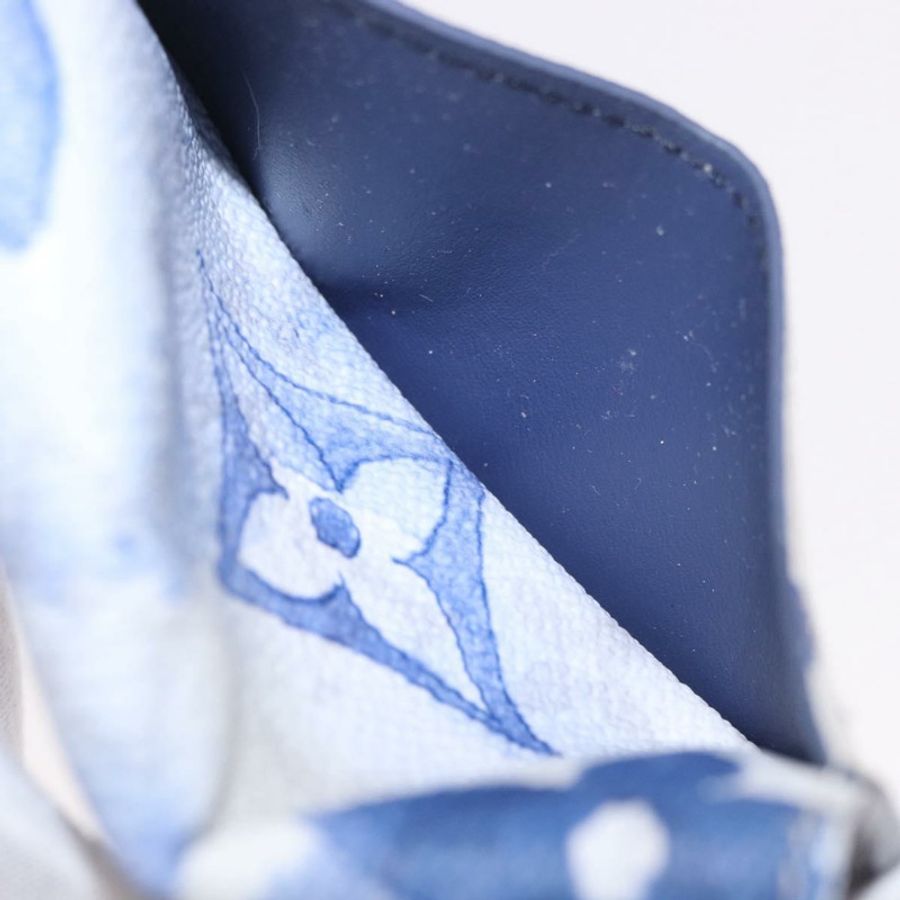 【日本直送】路易威登 Monogram 水彩 Organizer De Poch 藍色 M80455 LV Auth 188950M-9