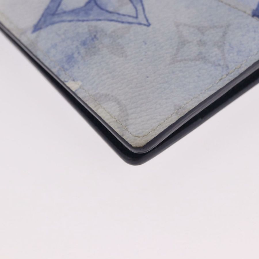 【日本直送】路易威登 Monogram 水彩 Organizer De Poch 藍色 M80455 LV Auth 188950M-14