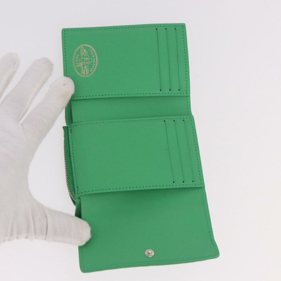 【日本直送】路易威登 Empreinte Portefeuille 飛行員錢包綠 M25848 LV 正品 188949M-7