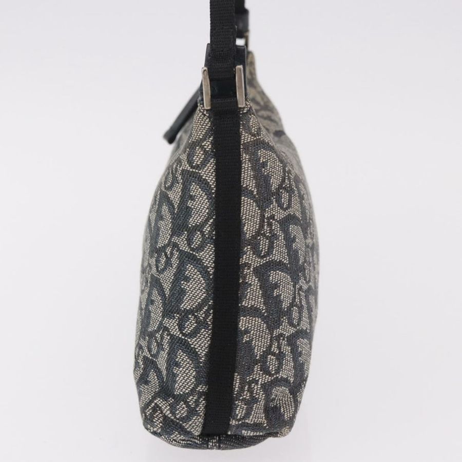 【日本直送】Christian Dior Trotter帆布配件包 海軍藍 銀色 正品 189334V-2