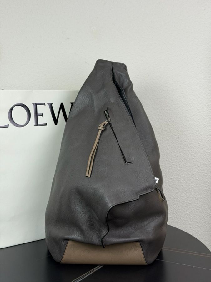LOEWE羅意威 Anton Sling 馬球包 牛皮 斜挎包胸包 拼色-0