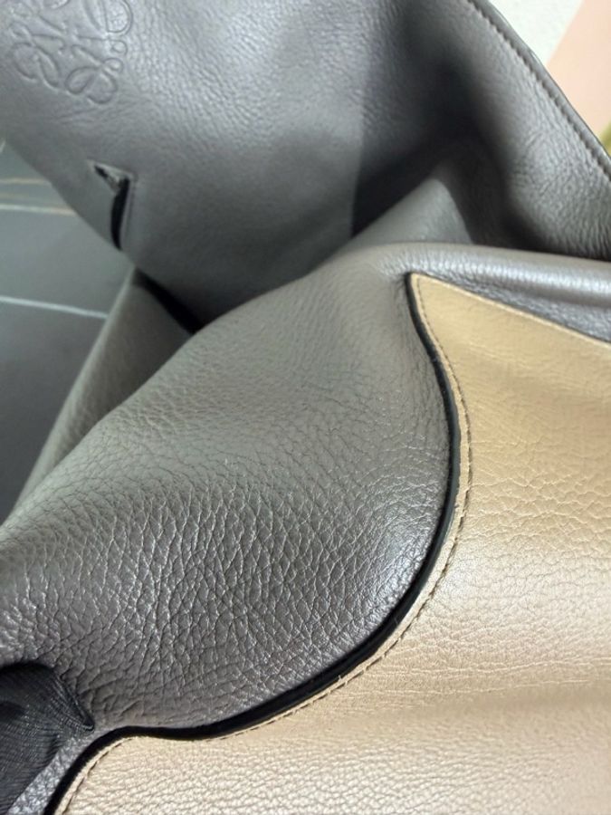 LOEWE羅意威 Anton Sling 馬球包 牛皮 斜挎包胸包 拼色-11