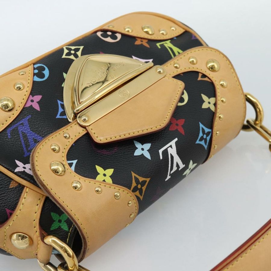 【日本直送】路易威登 Monogram Multicolor Marilyn 黑色手袋 M40207 LV 正品 186250SAV-5