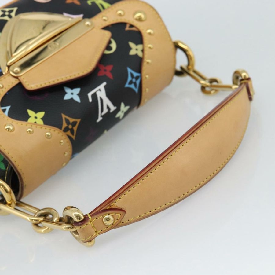 【日本直送】路易威登 Monogram Multicolor Marilyn 黑色手袋 M40207 LV 正品 186250SAV-6