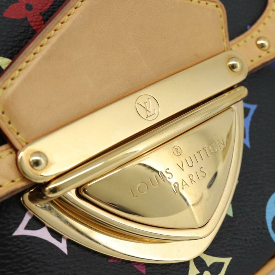 【日本直送】路易威登 Monogram Multicolor Marilyn 黑色手袋 M40207 LV 正品 186250SAV-17