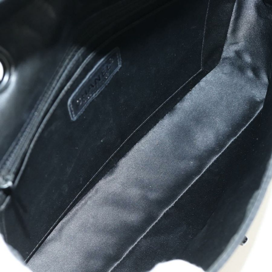 【日本直送】香奈兒 (CHANEL) Choco Bar Chain 新款旅行系列帆布包，黑色，CC 標誌，正品編號 187224SAV-8