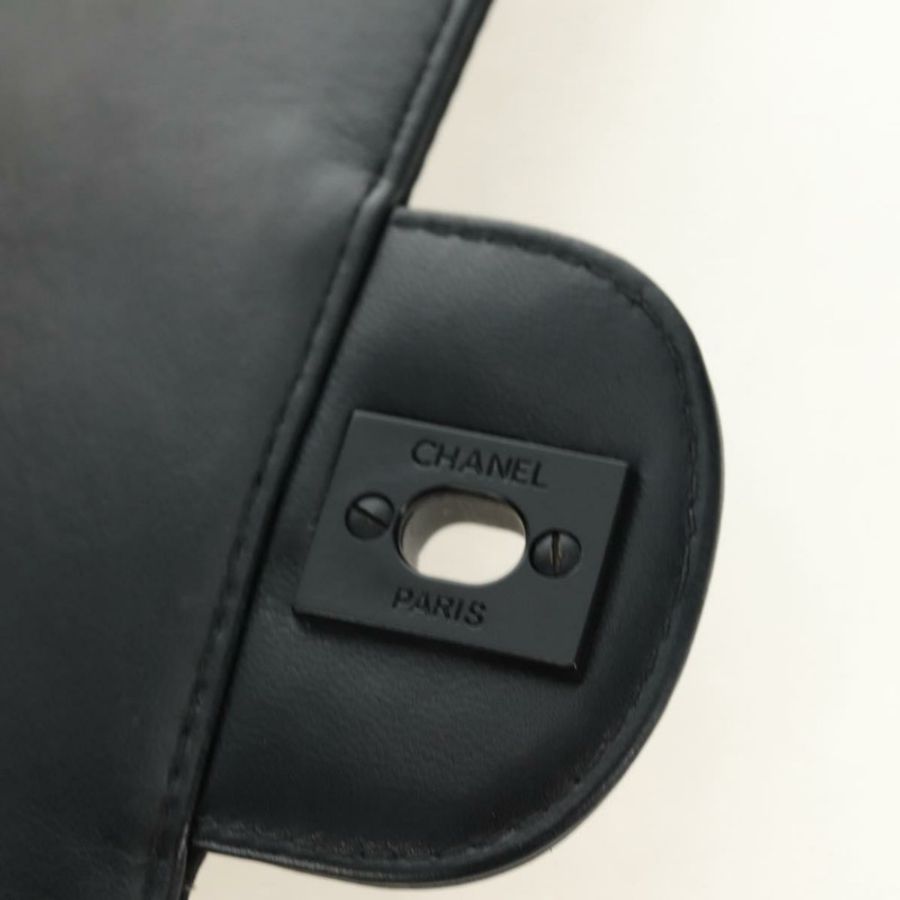 【日本直送】香奈兒 (CHANEL) Choco Bar Chain 新款旅行系列帆布包，黑色，CC 標誌，正品編號 187224SAV-20