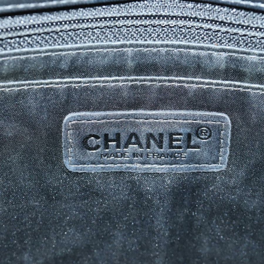 【日本直送】香奈兒 (CHANEL) Choco Bar Chain 新款旅行系列帆布包，黑色，CC 標誌，正品編號 187224SAV-22