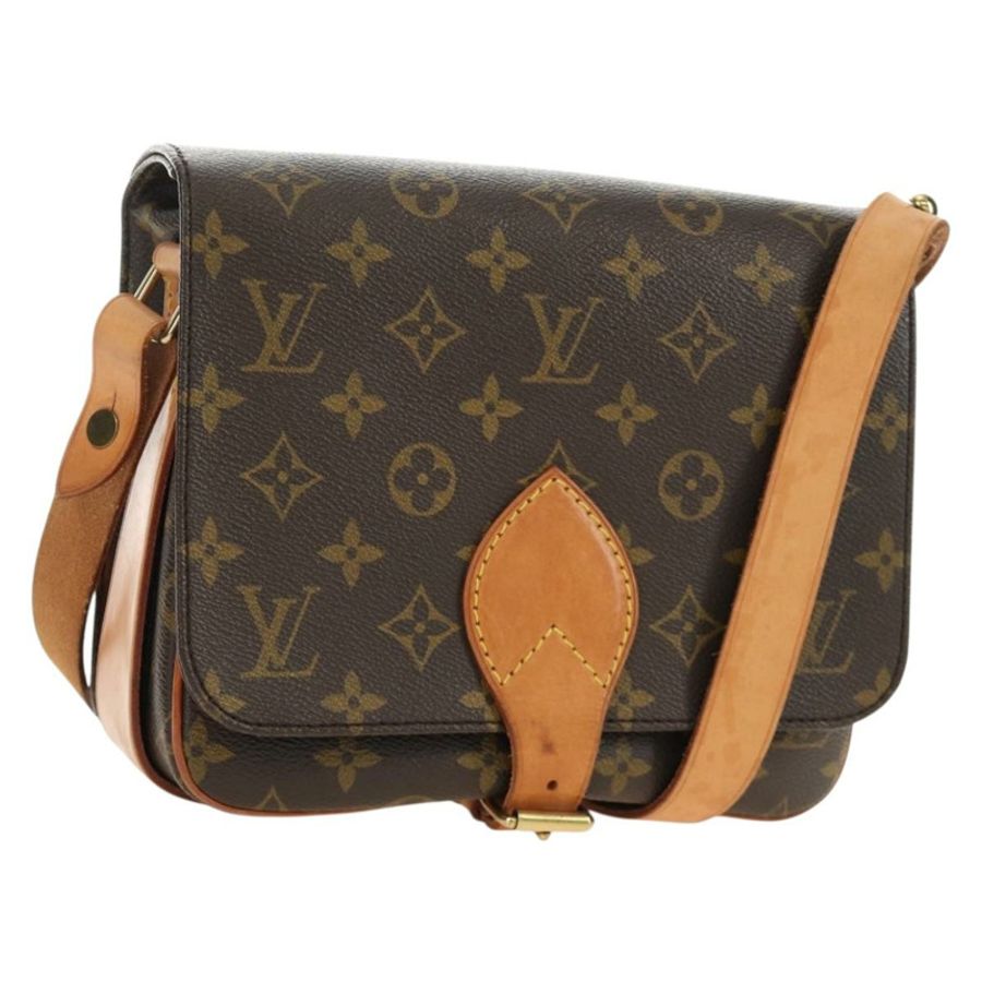 【日本直送】路易威登 Monogram Cartouchiere MM 肩背包 M51253 LV Auth 187220V-0