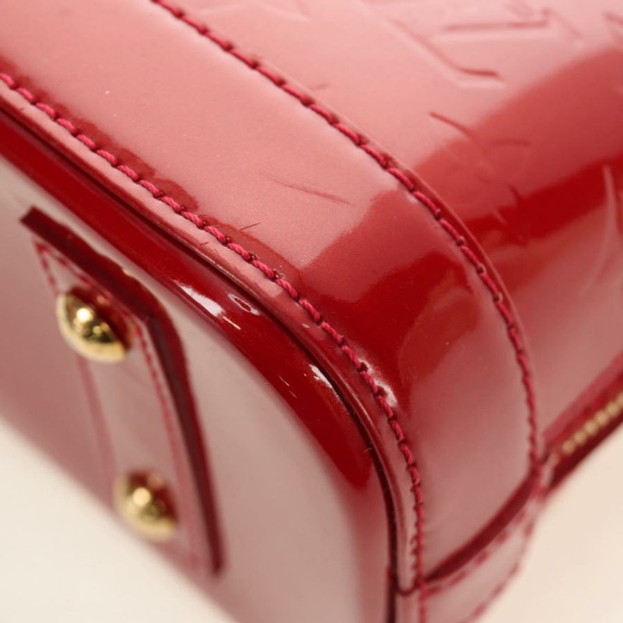 【日本直送】路易威登 Vernis Alma BB 手提包 2way Pomme D'amour M91606 正品 187161SAV-17