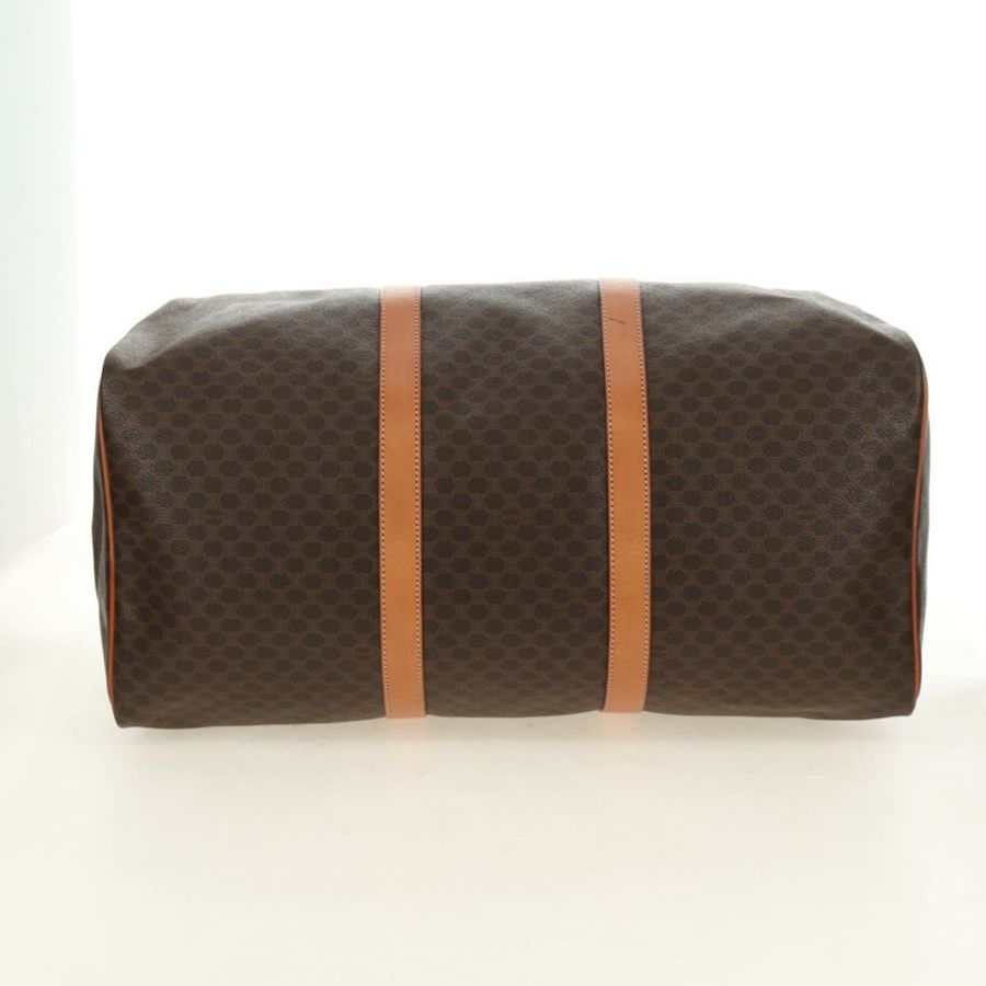 【日本直送】CELINE Macadam帆布波士頓包 PVC皮革 兩用 棕色 金色 正品 187148V-4