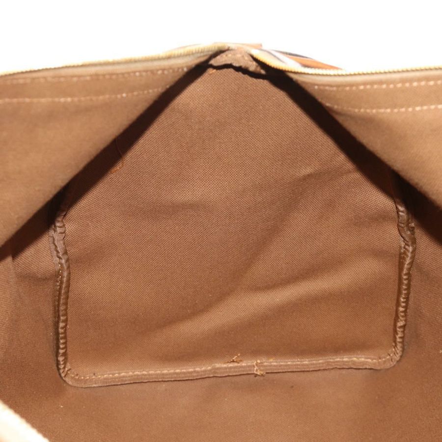 【日本直送】CELINE Macadam帆布波士頓包 PVC皮革 兩用 棕色 金色 正品 187148V-25