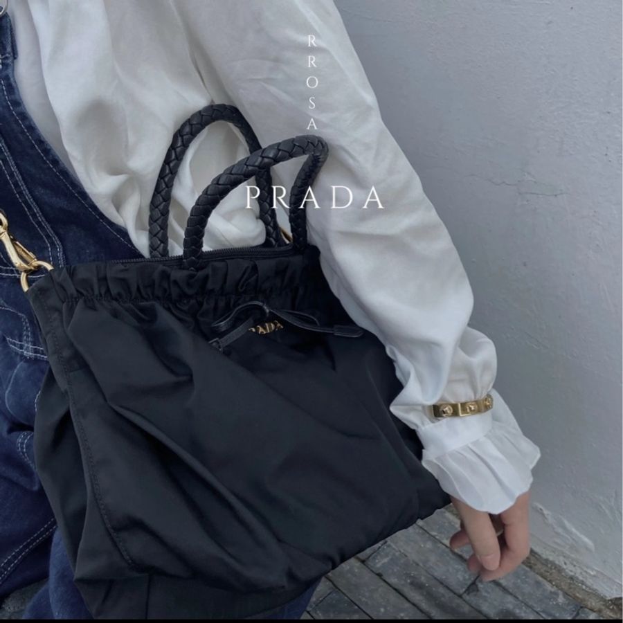 🌷PRADA 雲朵手提袋.側背包｜經典花紋✦fufu style 精品✦ 氣質款｜側背包.斜背包.手提包-2