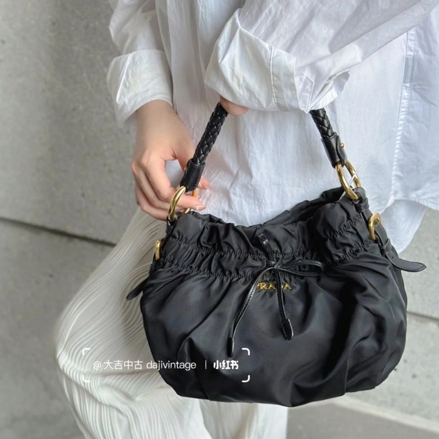 🌷PRADA 雲朵手提袋.側背包｜經典花紋✦fufu style 精品✦ 氣質款｜側背包.斜背包.手提包-3